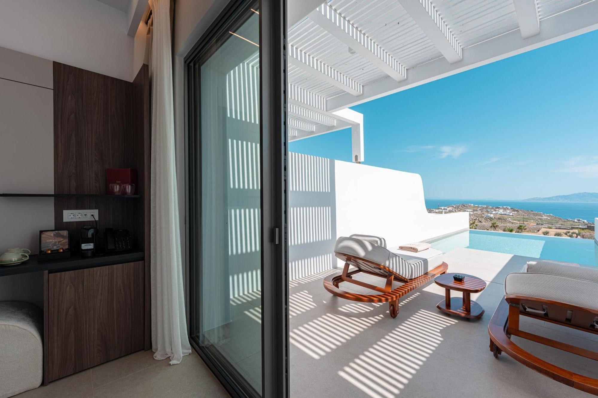 Muse Of Mykonos Luxury Suites Mykonos Town Eksteriør bilde